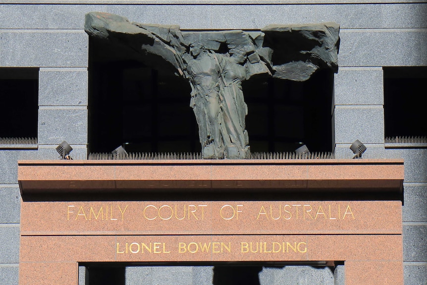 Exterior of the Family Court building in Sydney.