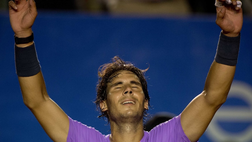 Nadal tastes victory in Mexico