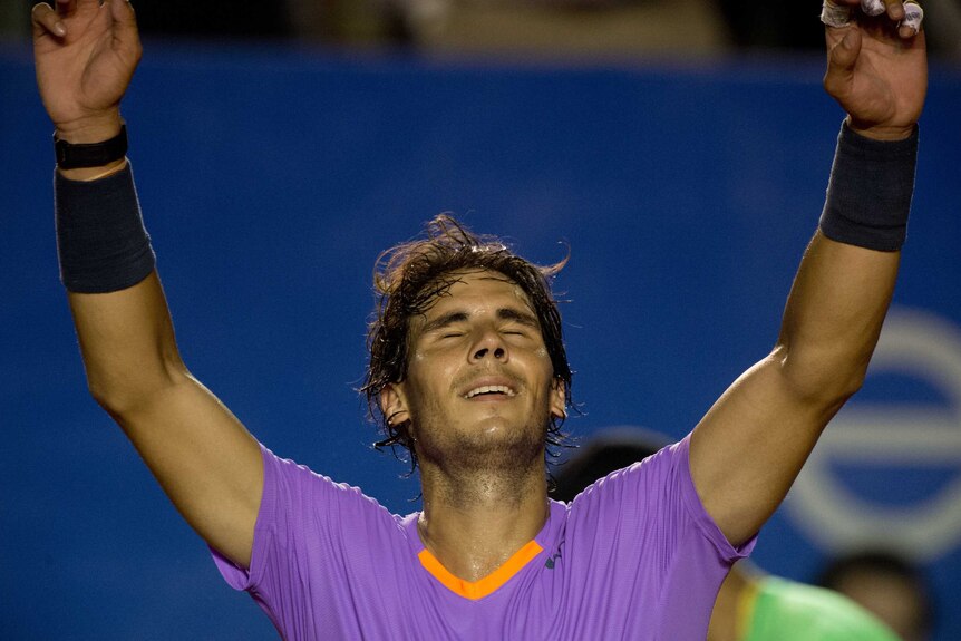 Nadal tastes victory in Mexico