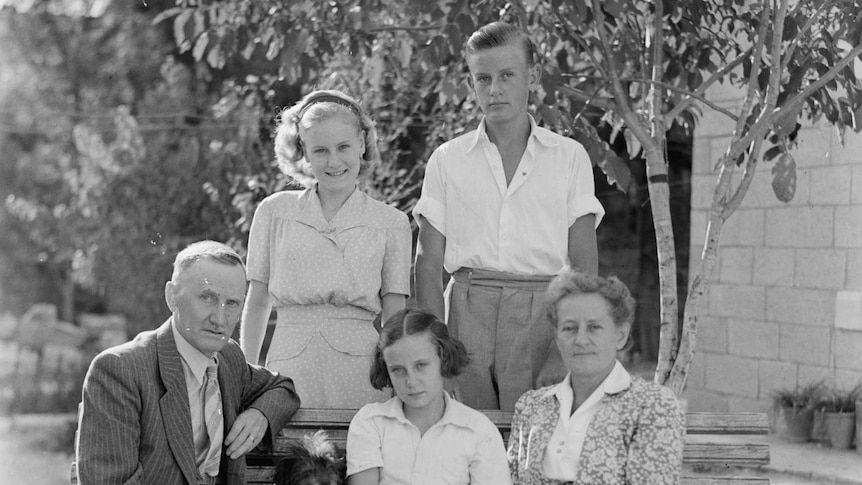 Eric and Edith Matson with their children, Anne and David (standing) and Margaret (seated).