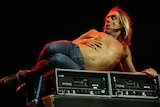 Iggy Pop on stage