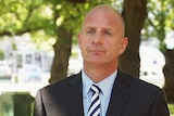 Tasmanian Treasurer Peter Gutwein on Parliament Lawns, Hobart.