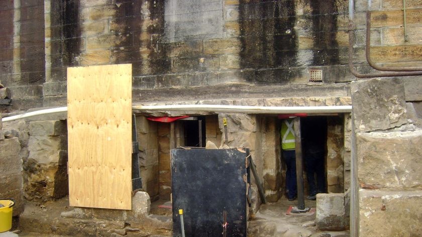 Two solitary confinement cells used for punishing convicts