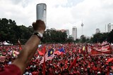 Pro-government ethnic Malay hardliners rally