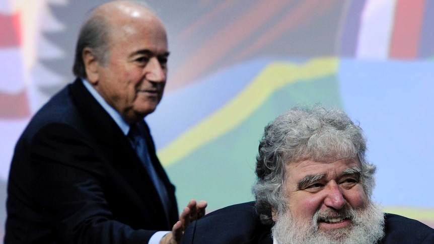 Sepp Blatter and Chuck Blazer
