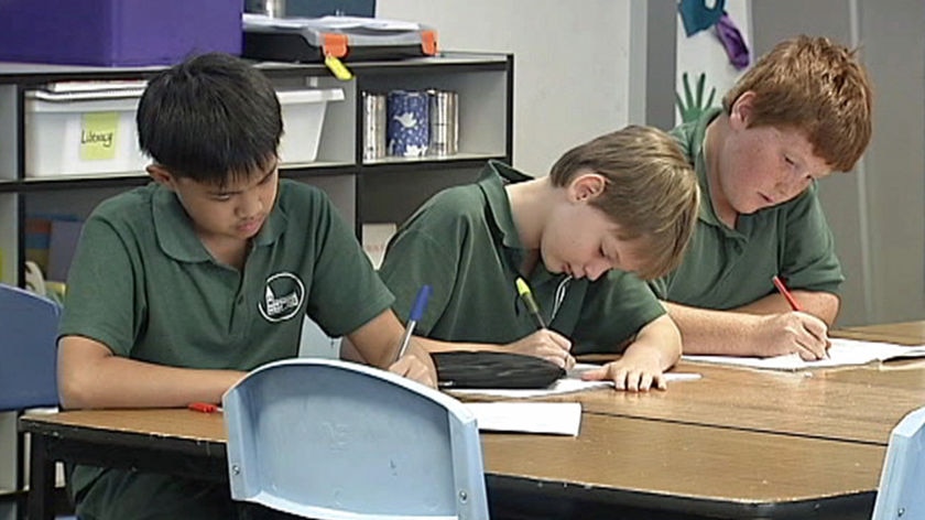 Students sit NAPLAN test