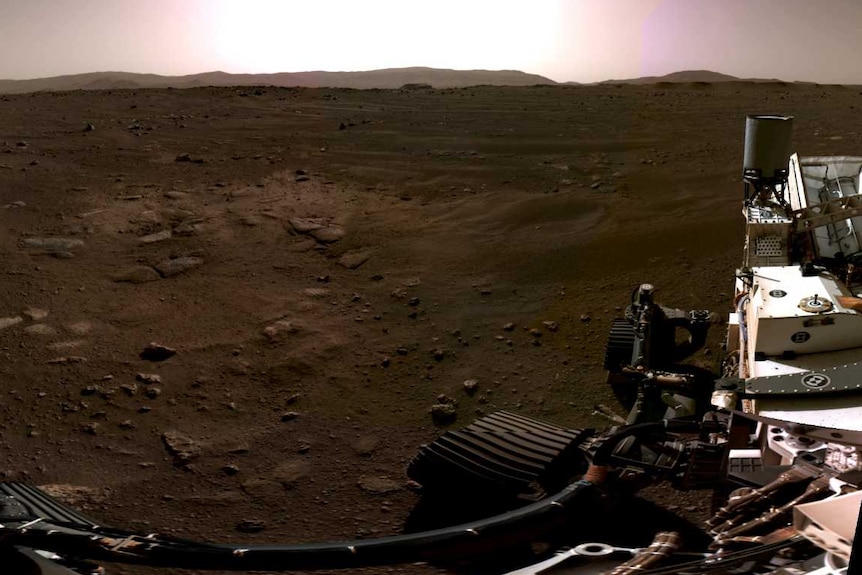Panorama from Perseverance rover.