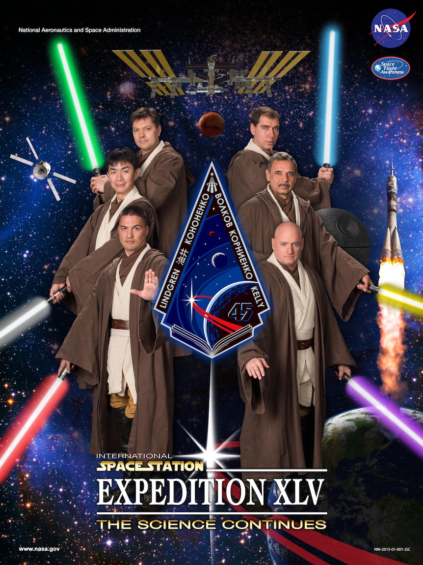 NASA Expedition 45 poster