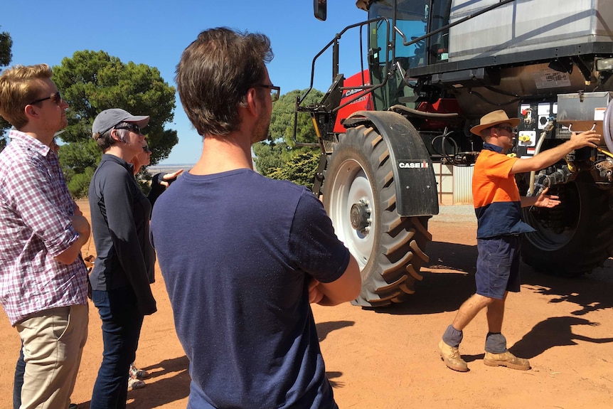 Complex machinery on the farm