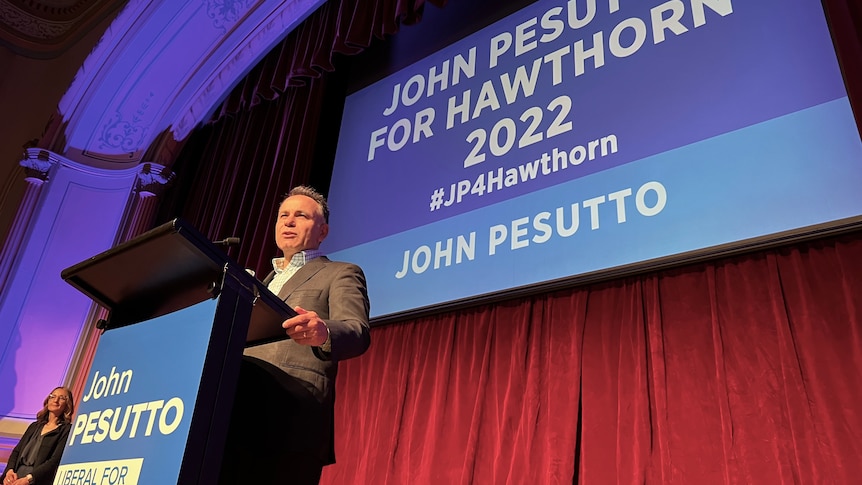 John Pesutto at his campaign launch.