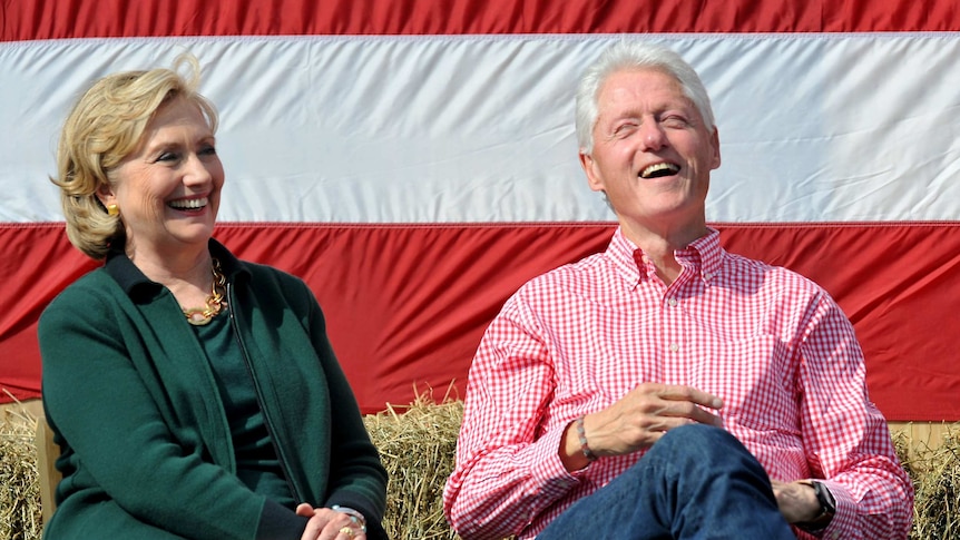 Hillary and Bill Clinton