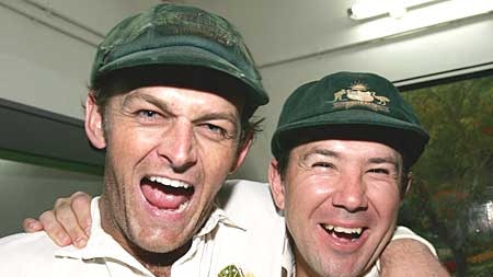Adam Gilchrist and Ricky Ponting