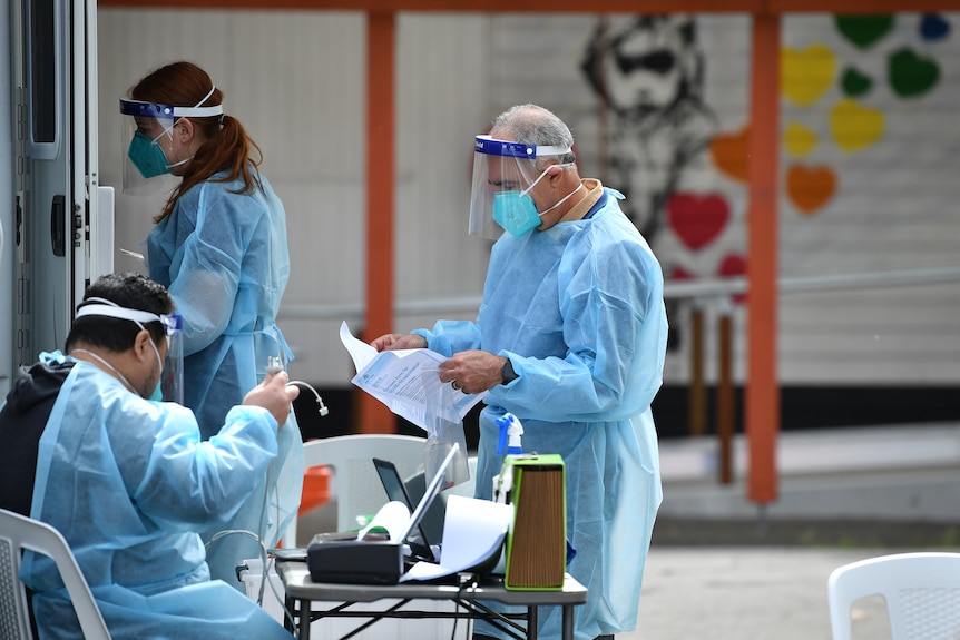 Sydney healthcare workers