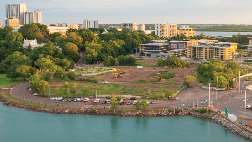 The foreshore in Darwin, which is popular with residents and fishermen.