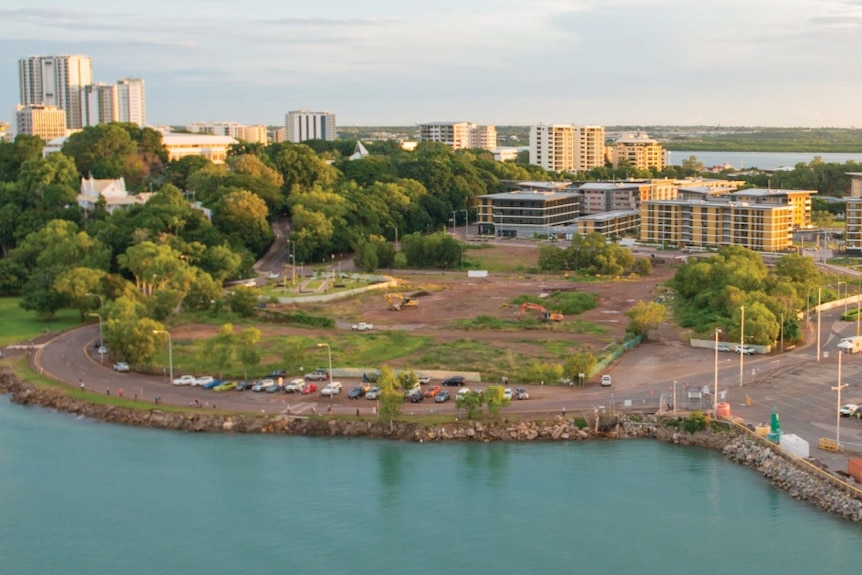 The foreshore in Darwin, which is popular with residents and fishermen.