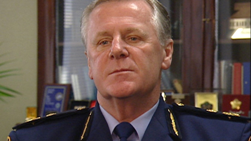 The former Tasmanian Police Commissioner, Richard McCreadie