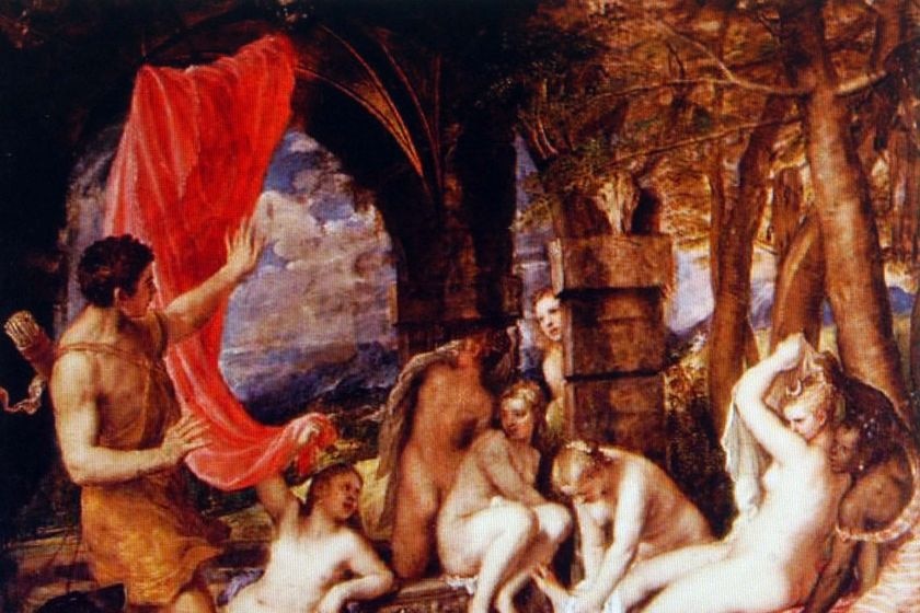 Diana and Actaeon, by Titian