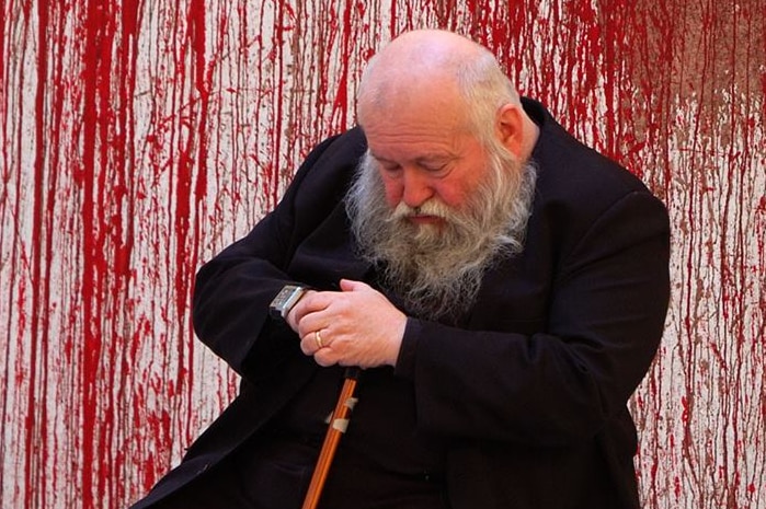 Hermann Nitsch, pictured in 2014.