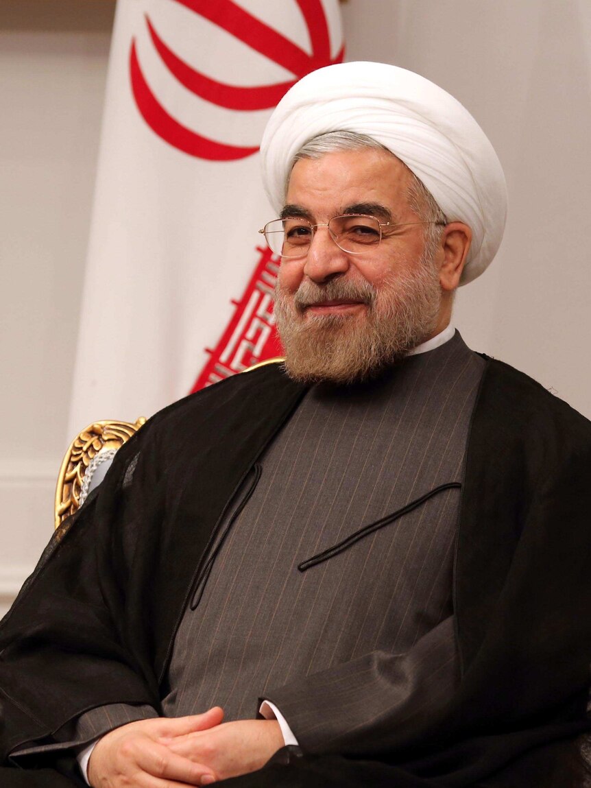 Iranian President Rouhani says the deal came despite Israel's "best efforts" to stop it.