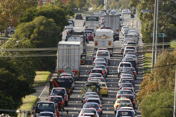 Melbourne traffic chaos