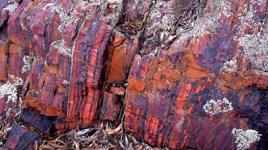 Banded Iron stone at Helena-Aurora range in WA's Mid West