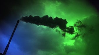 File photo: Smoking chimney (Getty Creative Images: John Foxx)