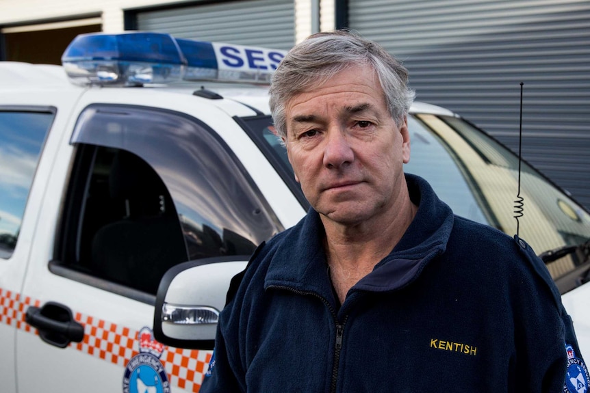 SES volunteer Richard Elliott lost a friend and colleague as a volunteer SES responder to suicide