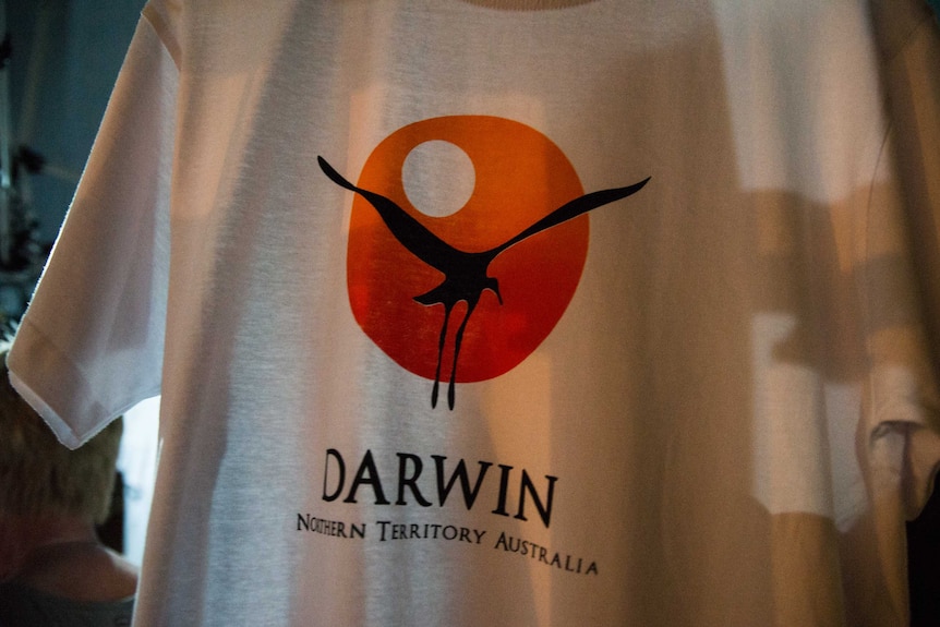 Darwin tourist t shirt