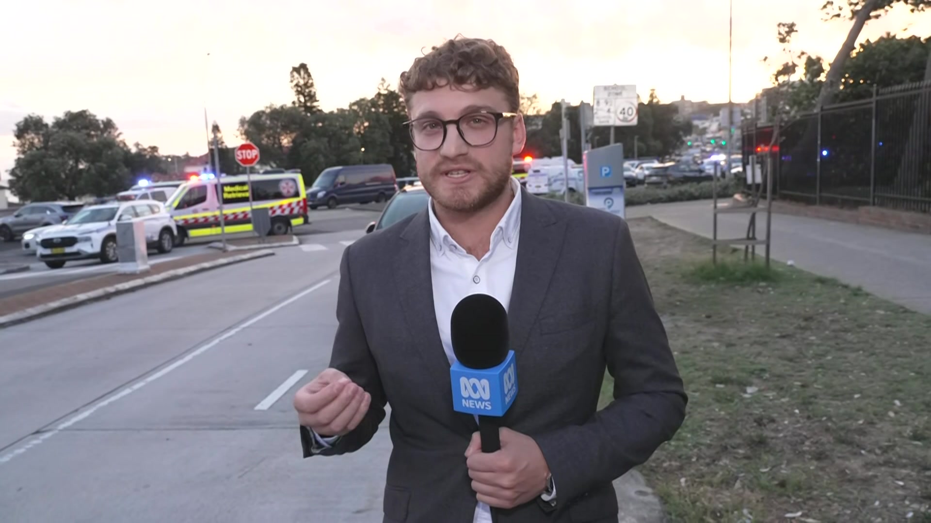 ABC Reporter Digby Werthmuller is at a police cordon at North Bondi ...