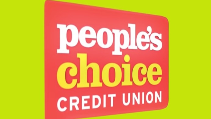 signage of a Peoples Choice credit union