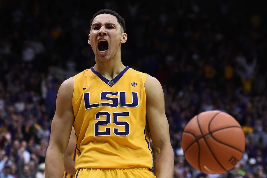 Ben Simmons playing for LSU
