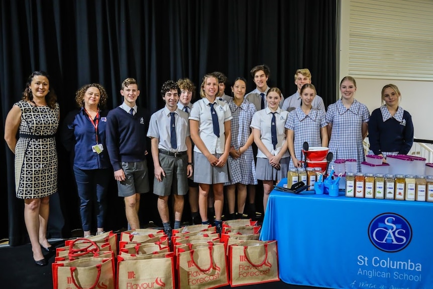 Winning recipe team St Columba Anglican School