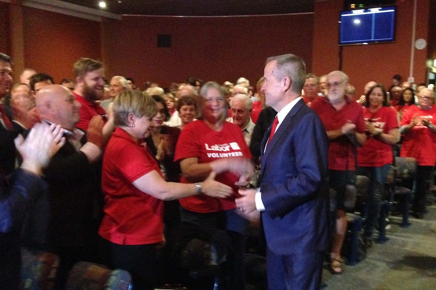 Bill Shorten at Labor launch