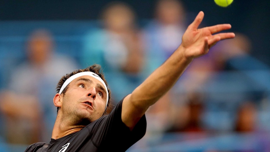 Marinko Matosevic in action at the Canada Open