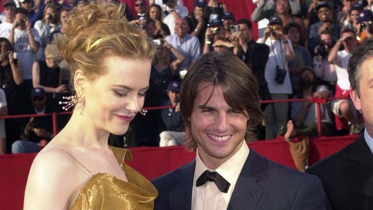 The book claims Nicole Kidman created "problems" in Tom Cruise's life (file photo).