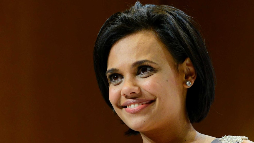 Miranda Tapsell at the Logie Awards in Melbourne, 2015