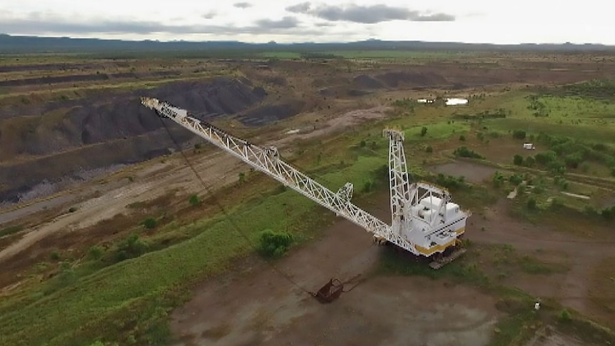 Aerial shots of Queensland's Isaac Plains and Norwich Park coal mines