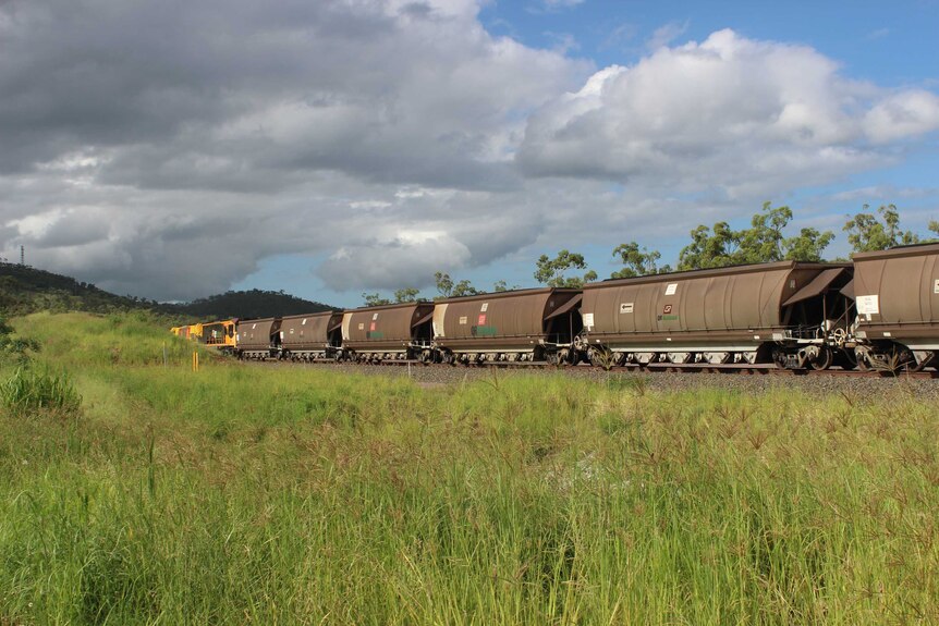 Coal train to Abbot Point