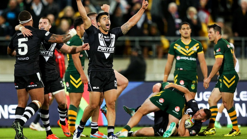 New Zealand celebrates Four Nations win over Australia