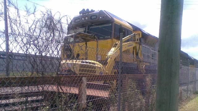 An investigation is underway into the collision between the Xstrata coal train and an excavator near Maitland railway station.
