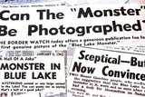 Blue Lake monster newspaper stories
