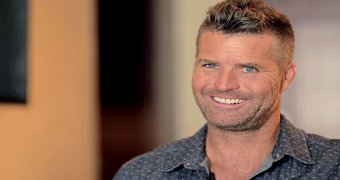 Celebrity chef Pete Evans smiles for a photo