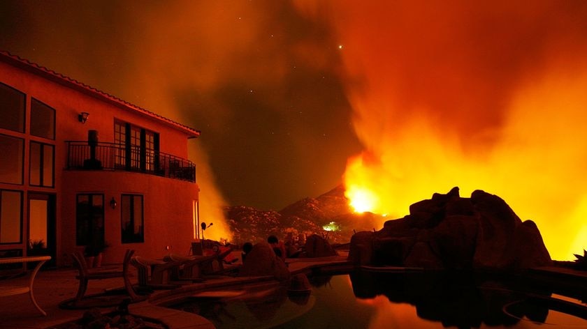 An unidentified boy has been questioned over the fire in the Buckweed area, north of Los Angeles, which devoured swaths of Californian territory