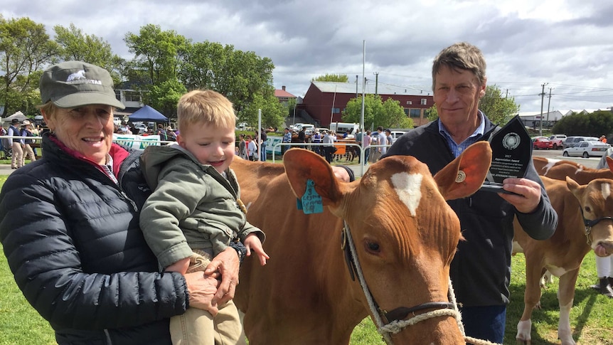 Atkinson family at Launceston Show