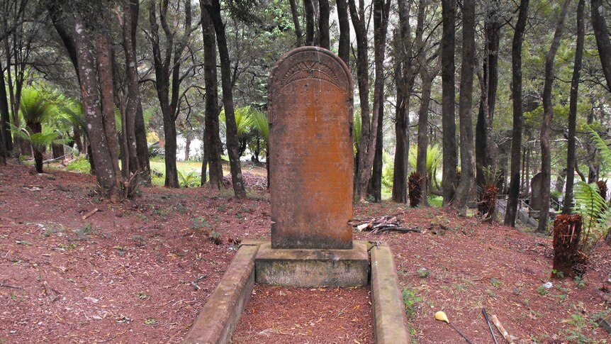 Grave at the Queenstown Pioneer Cemetery