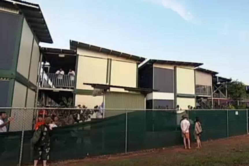 The 1,500-bed detention centre facility at Wickham Point in the Northern Territory.