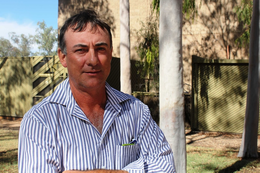 A profile shot of the chairman of the NT Bushfires Council Paul Blore