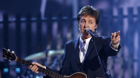 Music legend and former Beatle Sir Paul McCartney.
