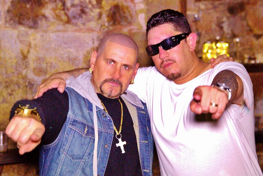 Pedro Arroyo with hip hop artist Royal El Latino