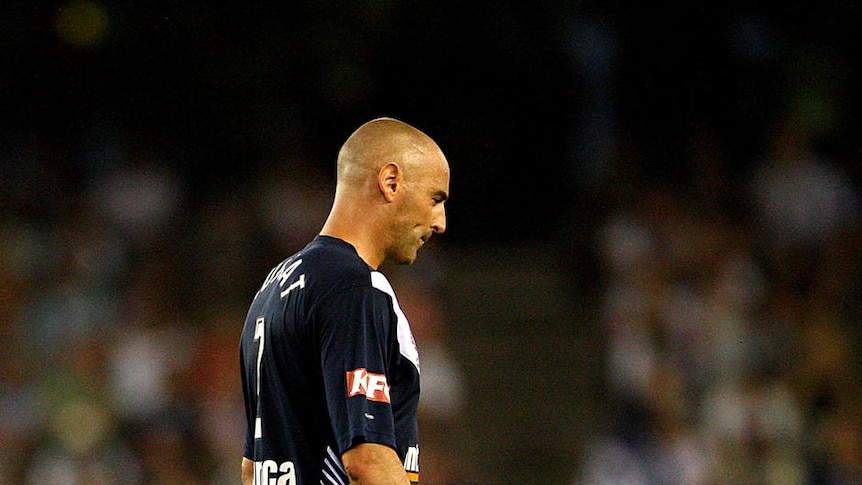 Muscat's career was all but over after his red card against the Heart.
